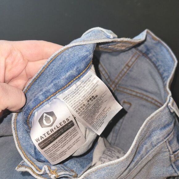 Levi's 501 Skinny Button Fly Distressed Jeans Small 27 - Picture 7 of 13